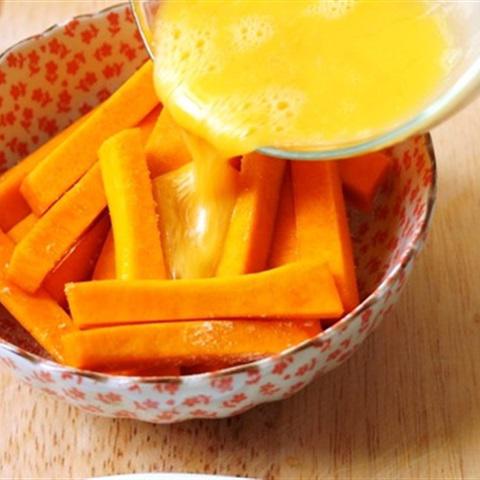 Cách làm bí đỏ chiên xù