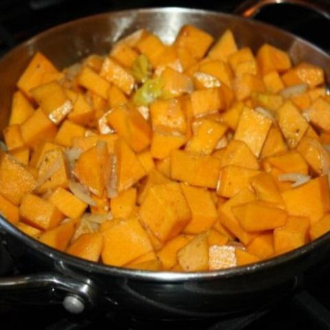 Cách làm bí đỏ hầm tôm