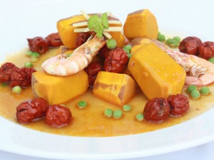 Bí đỏ kho tương