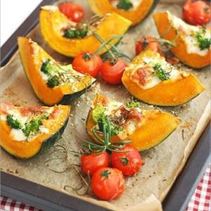 Cách làm bí đỏ nướng phô mai