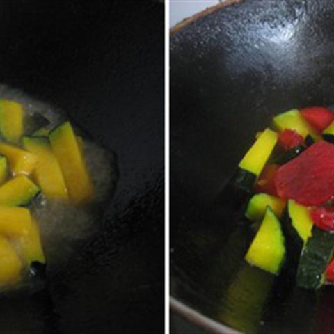 Cách làm bí đỏ xào mận