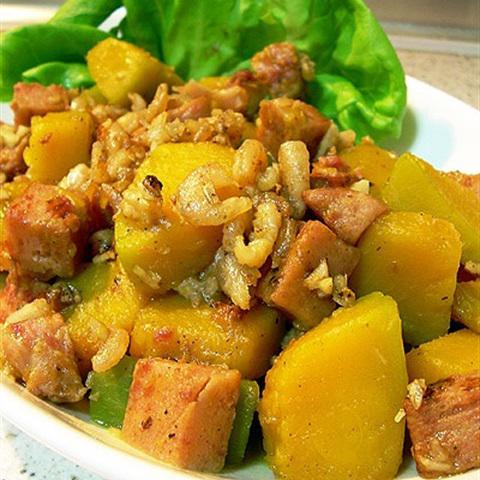 Cách làm bí đỏ xào tôm khô