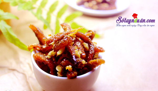 Bí kíp cho món mứt chuối xào gừng vừa dẻo vừa thơm