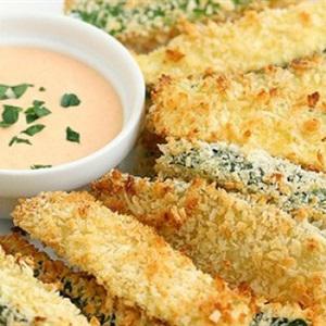 Cách làm bí ngòi chiên xù