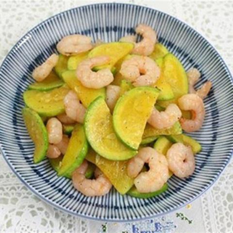 Cách làm bí ngòi hấp tôm