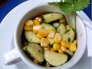 Bí ngòi xào bắp