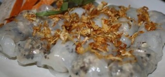 Bí quyết làm bánh cuốn chỉ với chiếc chảo chống dính