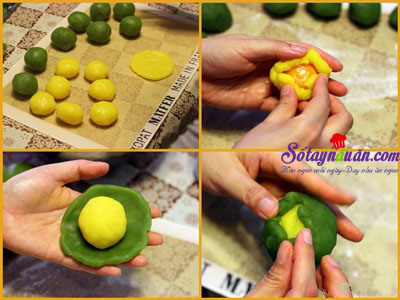 Bí quyết làm bánh dẻo nhân 3 lớp  cực ngon đón trung thu