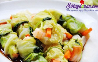 Bí quyết làm bắp cải cuộn tôm ngon miệng và đẹp mắt