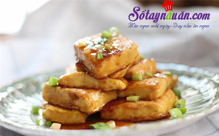 Bí quyết làm đậu phụ om trứng ngon mê ly