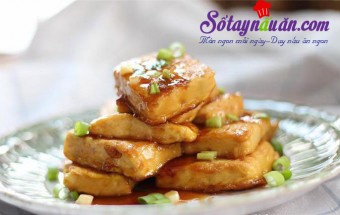 Bí quyết làm đậu phụ om trứng ngon mê ly