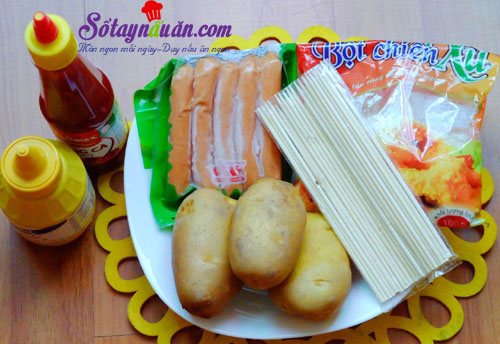 Bí quyết làm khoai tây bọc xúc xích chiên giòn cực ngon