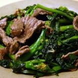 bí quyết làm ngồng cải xào thịt bò thơm ngon