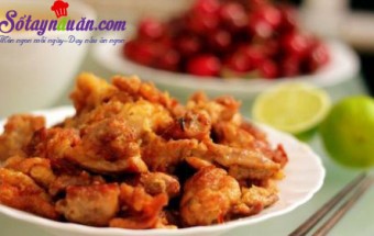 Bí quyết làm thịt gà chiên xốt tương gừng ngon giòn rụm
