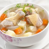 Bí quyết nấu canh gà khoai tây ngọt bùi tròn vị