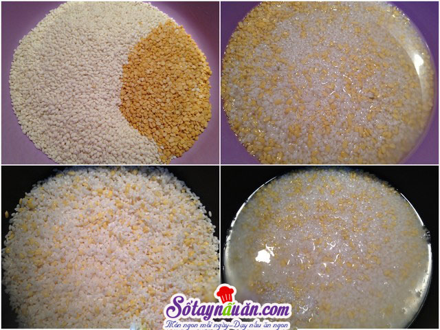 Bí quyết nấu xôi đậu xanh cực dẻo, thơm ngon hết sẩy