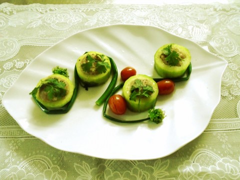 Bí xanh dồn thịt