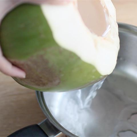 Cách làm bingsu trái dừa