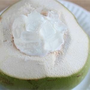 Cách làm bingsu trái dừa