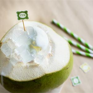 Cách làm bingsu trái dừa