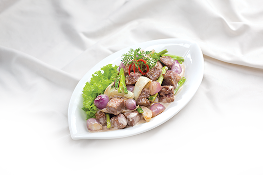 Bò áp chảo mắm ruốc