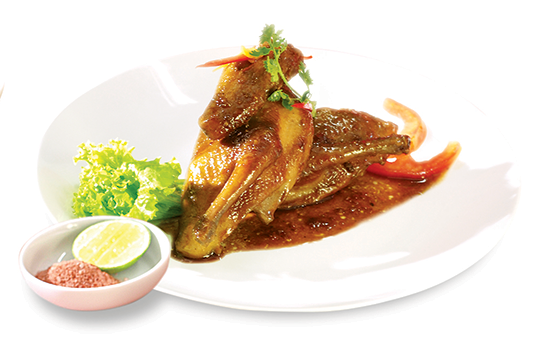 Bồ câu quay nước dừa