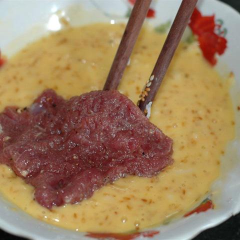 Cách làm bò chiên kiểu Thái