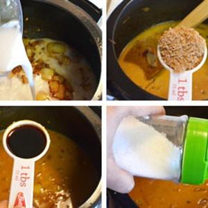 Cách làm bò hầm cà ri và nước cốt dừa