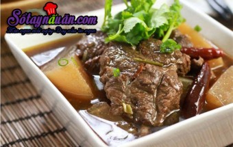 Bò hầm cay xua tan cái rét