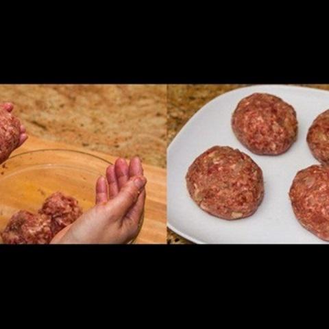 Cách làm bò hamburger kiểu Nhật