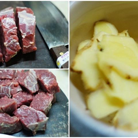 Cách làm bò kho gừng