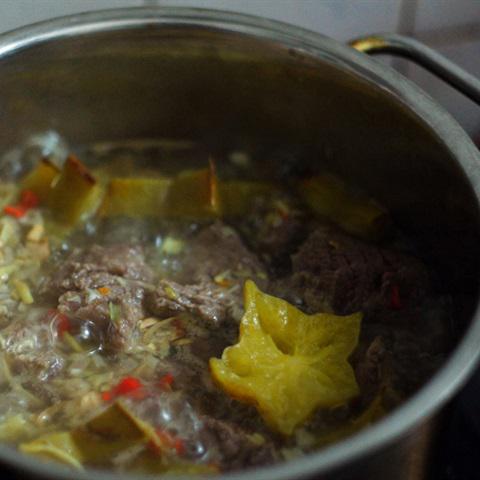 Cách làm bò kho khế