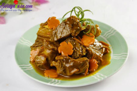 Bò kho nước dừa-thơm ngon hấp dẫn