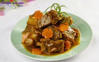 Bò kho nước dừa-thơm ngon hấp dẫn
