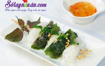 Bò nướng lá tía tô cực ngon cho ngày giá lạnh