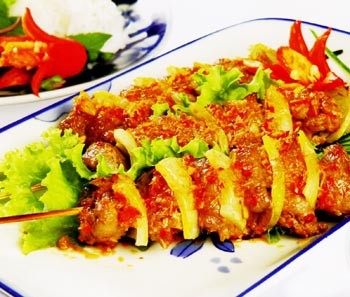 Bò nướng sa-tế