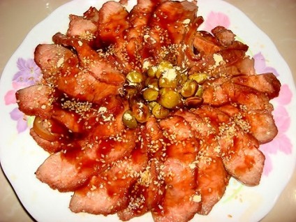 Bò nướng sốt chua ngọt