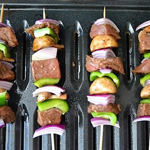 Cách làm bò nướng xiên