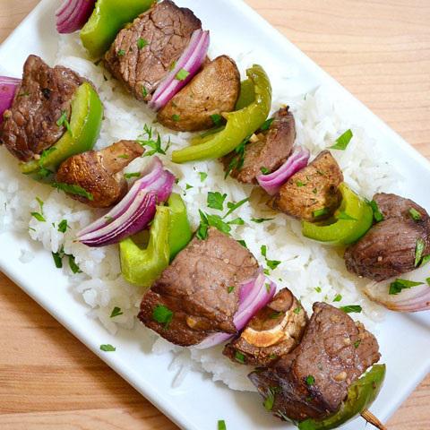 Cách làm bò nướng xiên