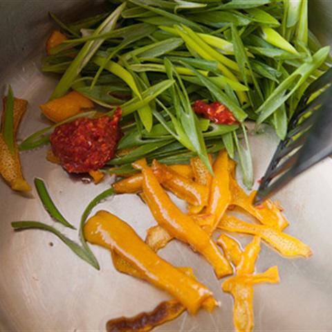 Cách làm bò sốt cam