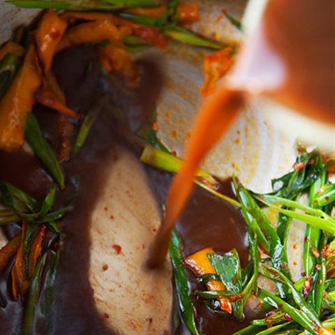 Cách làm bò sốt cam