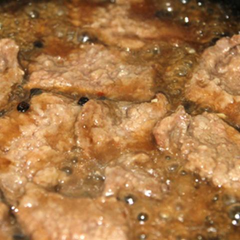 Cách làm bò sốt tiêu đen