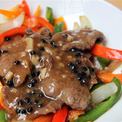 Cách làm bò sốt tiêu đen