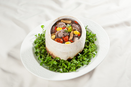 Bò tiềm trái dừa