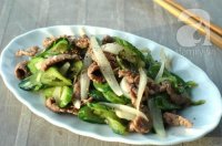 Bò xào mướp Nhật