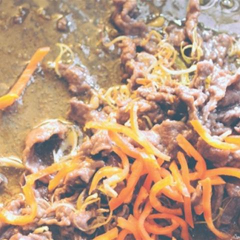 Cách làm bò xào sả ớt