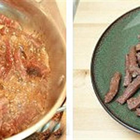 Cách làm bò xiên chiên