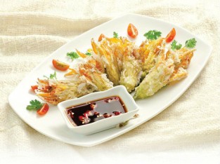 Bông bí chiên giòn chay