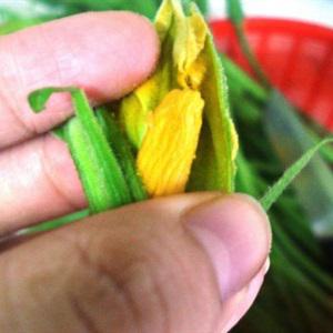 Cách làm bông bí xào thịt