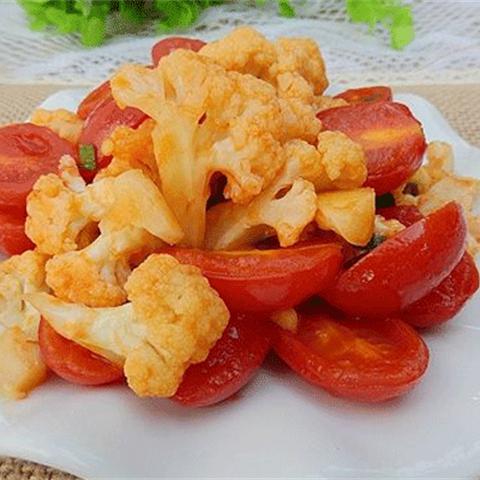 Cách làm bông cải trắng xào cà chua